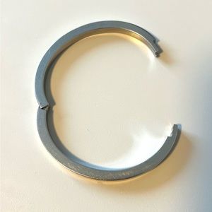 Titanium/Stainless Steel Diamond Bracelet